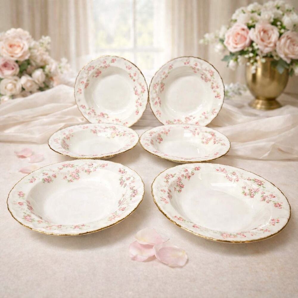 Pope Gosser “Florence” Set of 6  Fruit / Sauce Bowls – Excellent Condition
